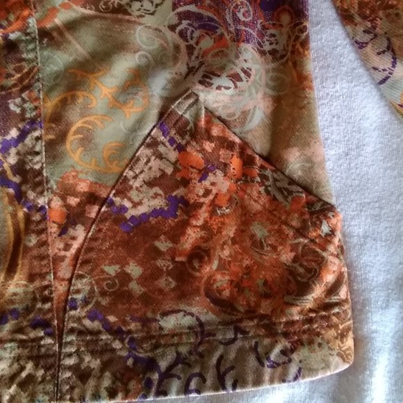 Paisley Denim Jacket, CJ Banks X - Picture 2 of 9